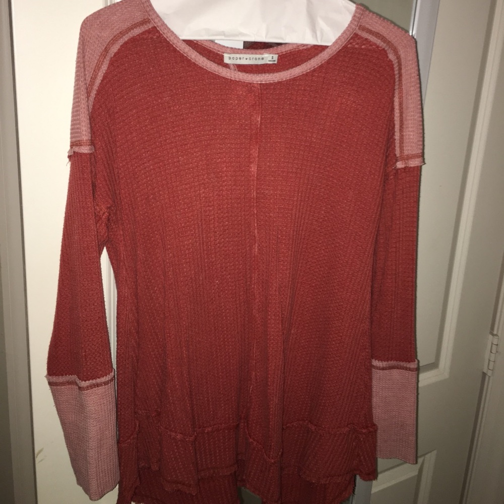 Red/orange sweater